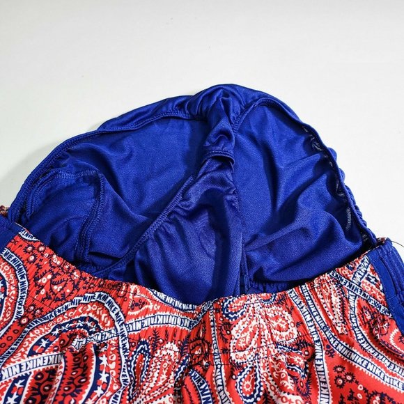 Nike Dry Shorts Women's Running Training Athletic Red Paisley Size XS CJ2418-631 - Picture 7 of 8